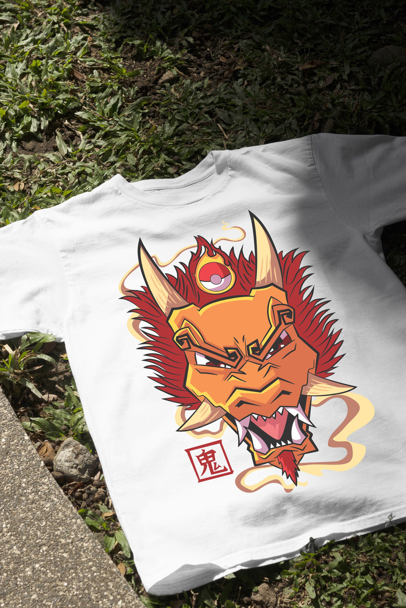 Remera: Oni Charizard Memoestampados - Imagen 21