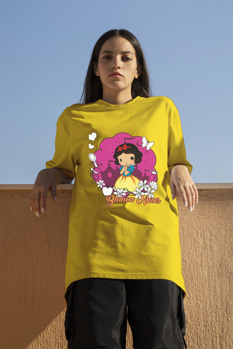 Remera: Blanca Nieves Chibis Memoestampados - Imagen 13