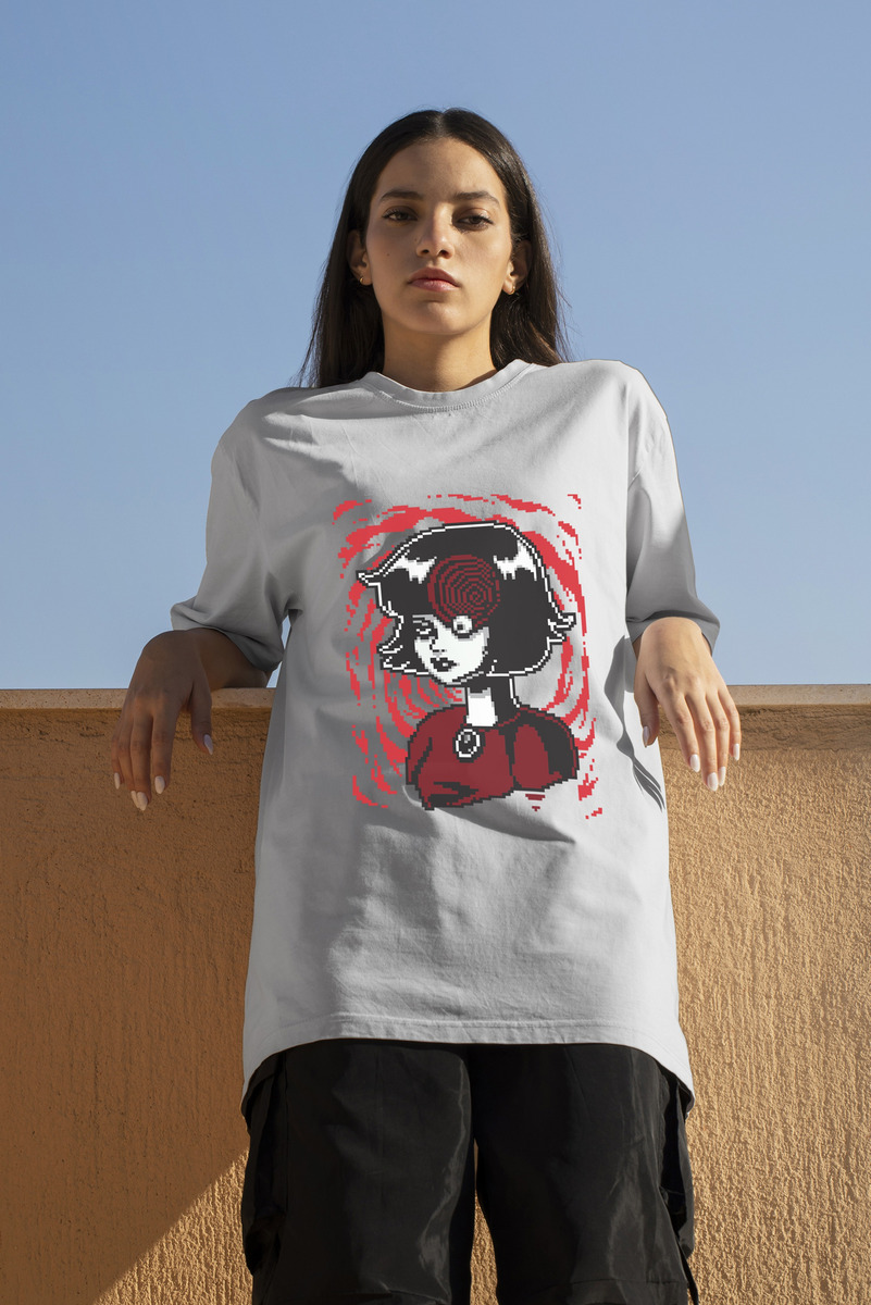 Remera: Junji Ito-anime Ojo Memoestampados - Imagen 17