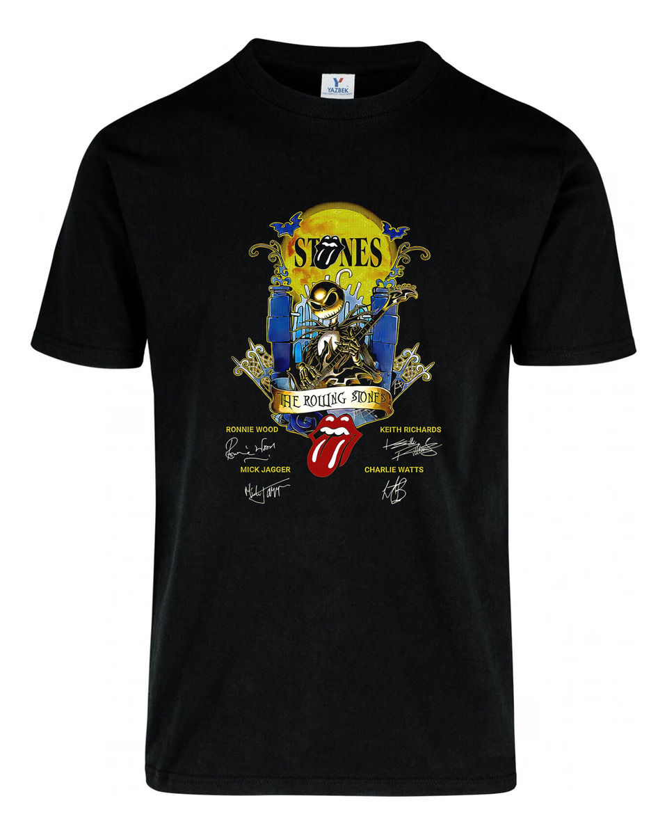 Remera: The Rolling Stons Firmas Memoestampados - Imagen 2