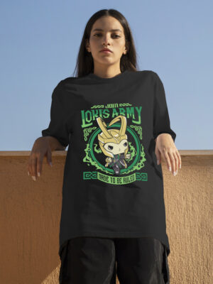 Remera: Loki Army Memoestampados