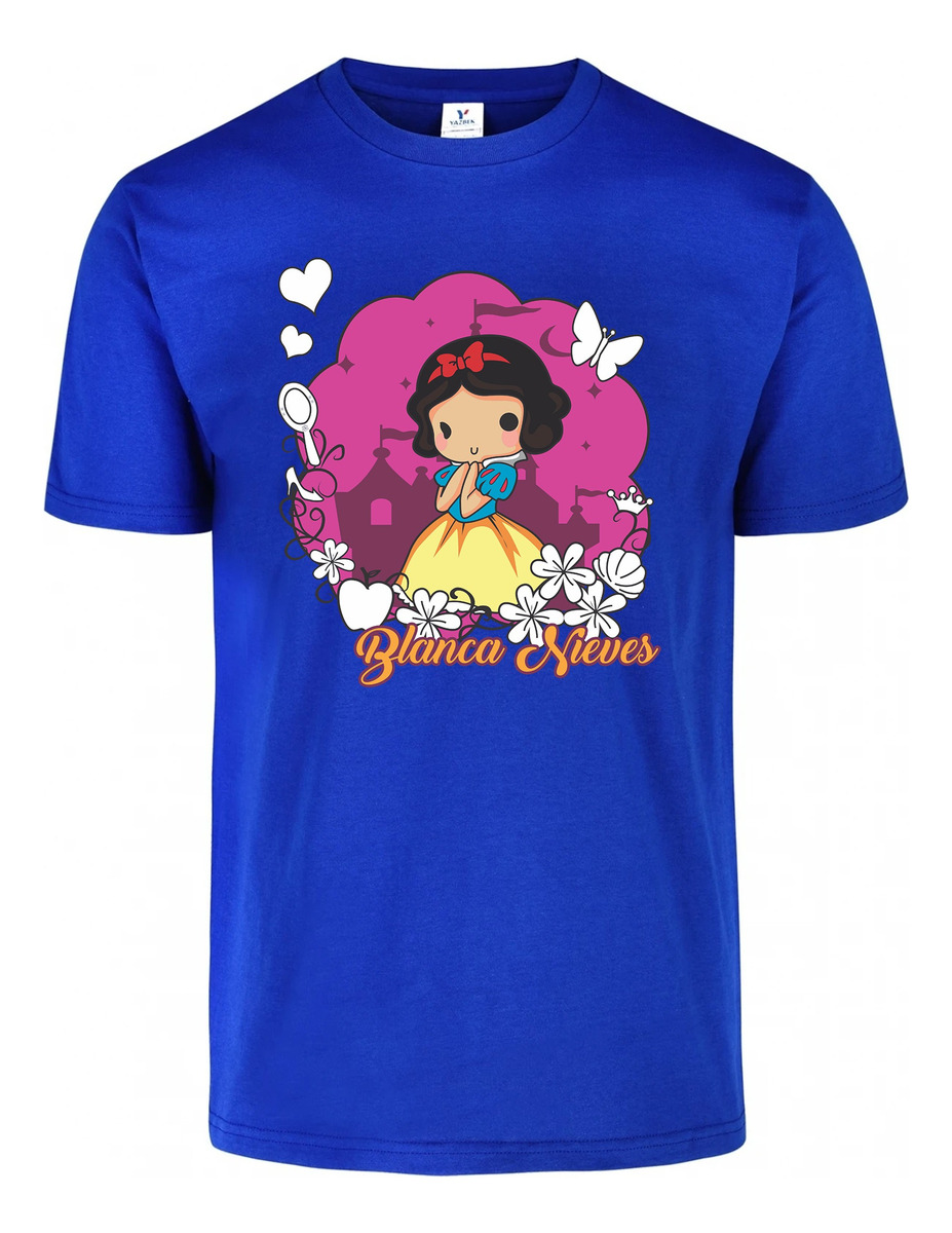 Remera: Blanca Nieves Chibis Memoestampados - Imagen 5