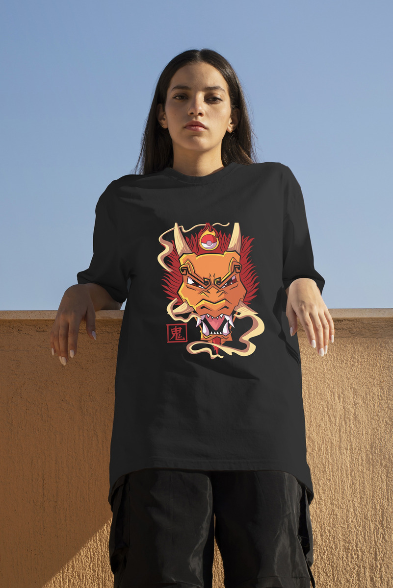 Remera: Oni Charizard Memoestampados - Imagen 2