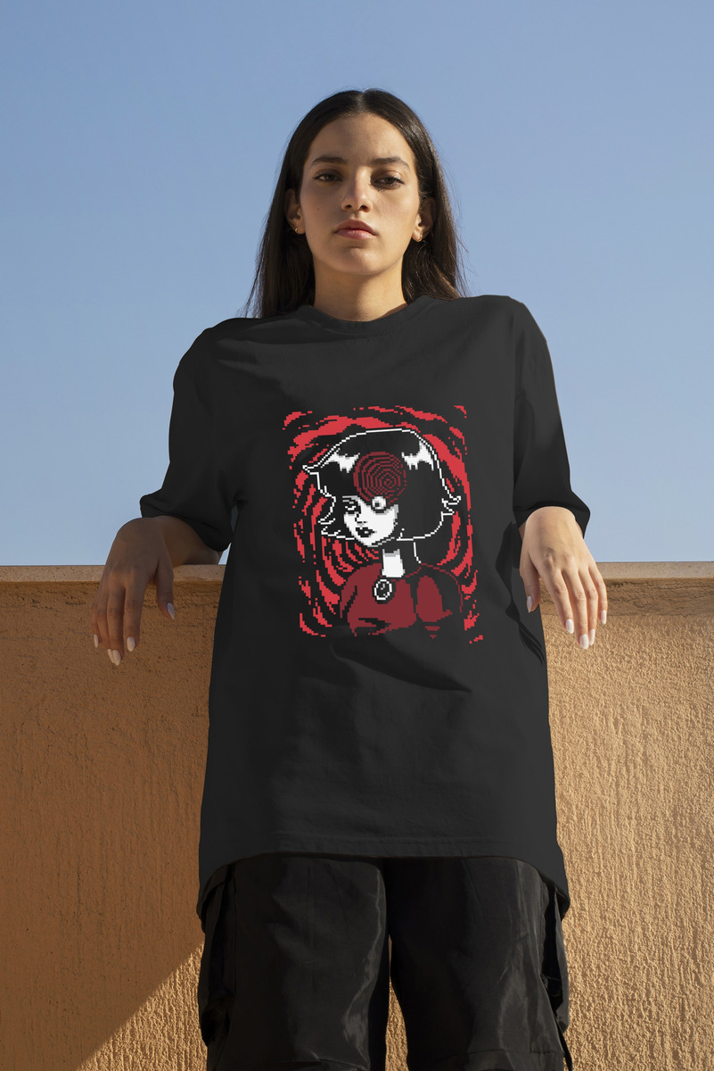 Remera: Junji Ito-anime Ojo Memoestampados