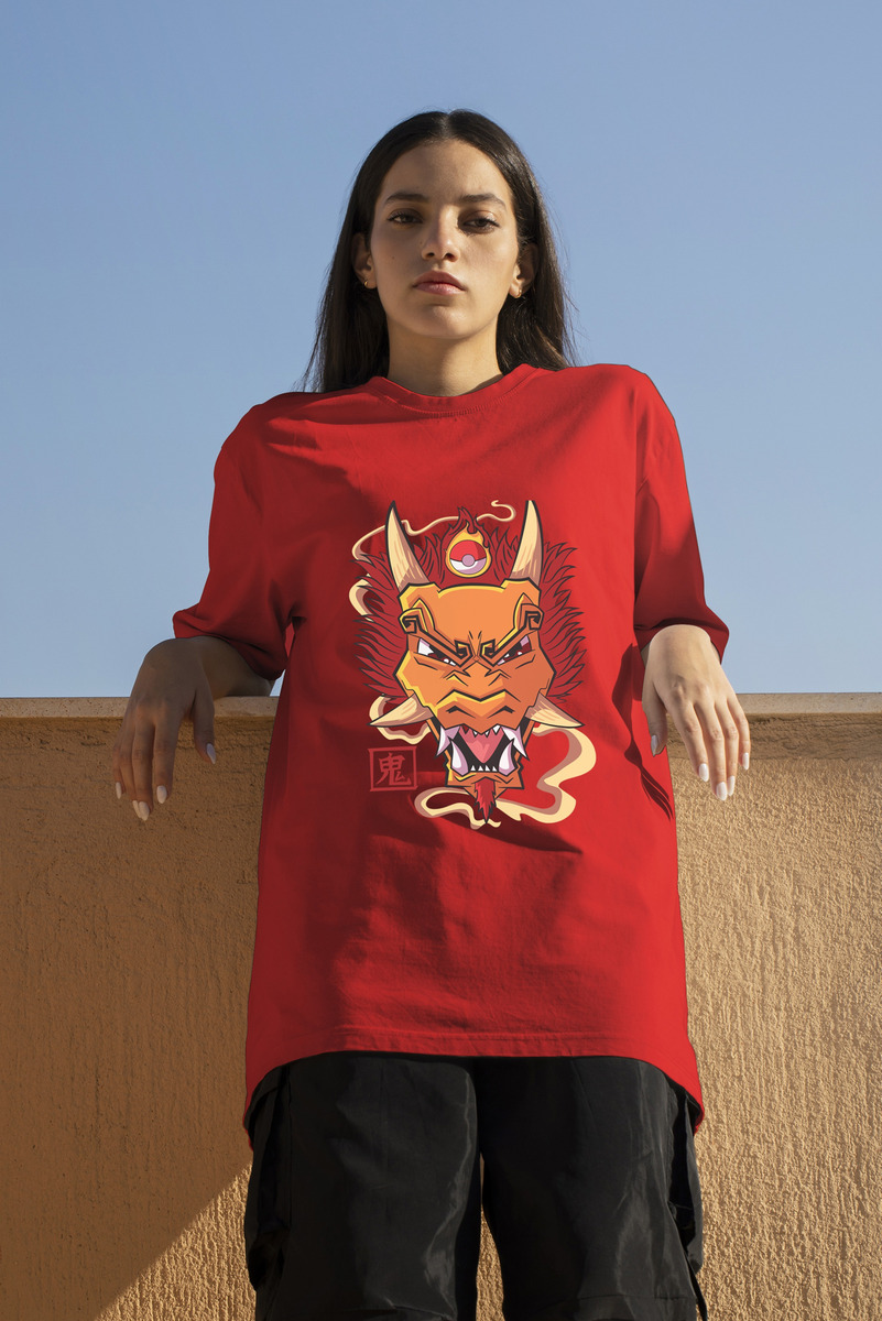 Remera: Oni Charizard Memoestampados - Imagen 8