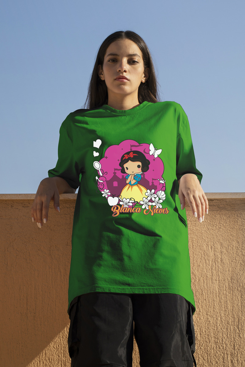 Remera: Blanca Nieves Chibis Memoestampados - Imagen 10