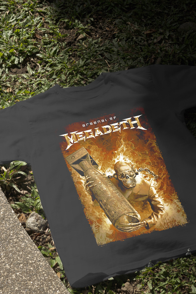 Remera: Megadeth 02 Memoestampados - Imagen 3