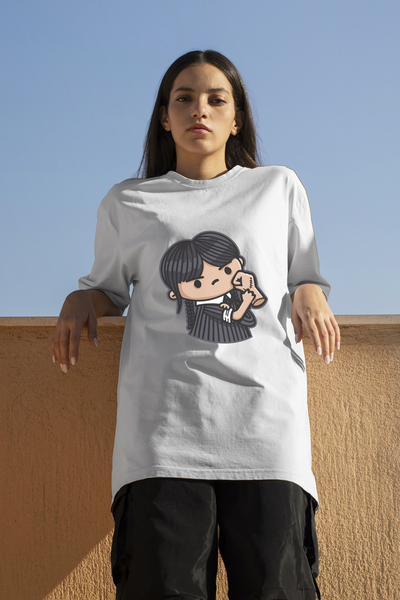 Remera: Merlina Chibi Memoestampados - Imagen 20