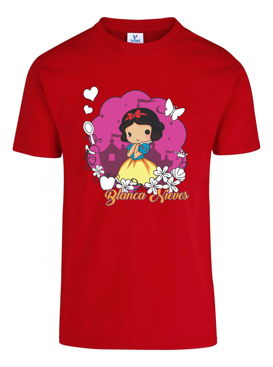 Remera: Blanca Nieves Chibis Memoestampados - Imagen 8