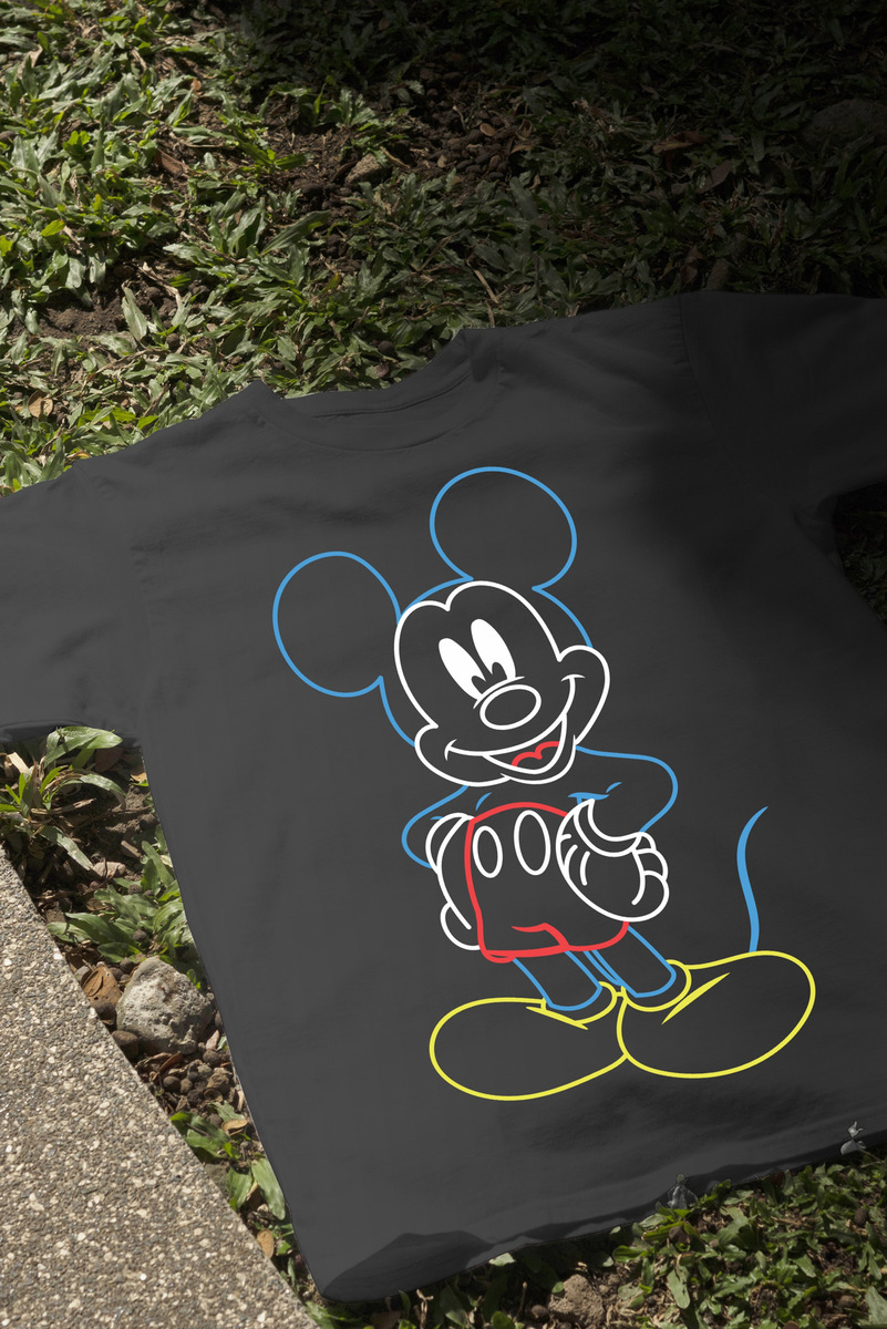 Remera: Mickey Neón Memoestampados - Imagen 4