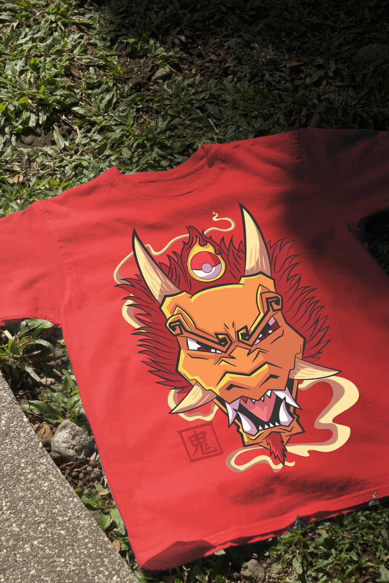Remera: Oni Charizard Memoestampados - Imagen 9