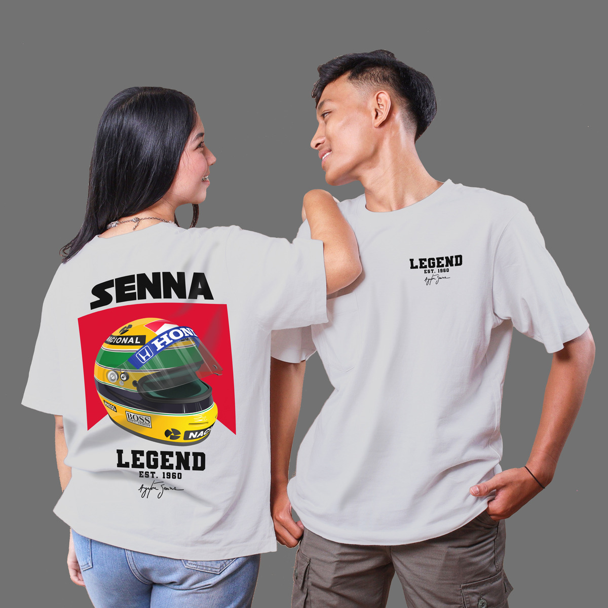 Remera: Ayrton Senna F1 02 Memoestampados - Imagen 17