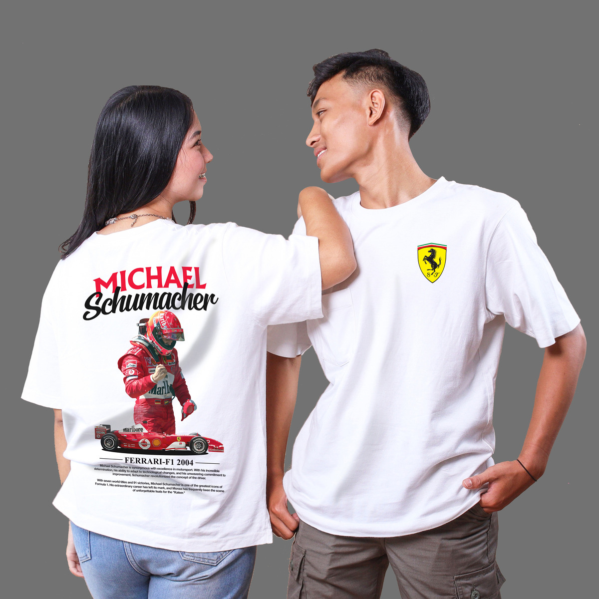 Remera: Michael Schumacher F1 01 Memoestampados - Imagen 10