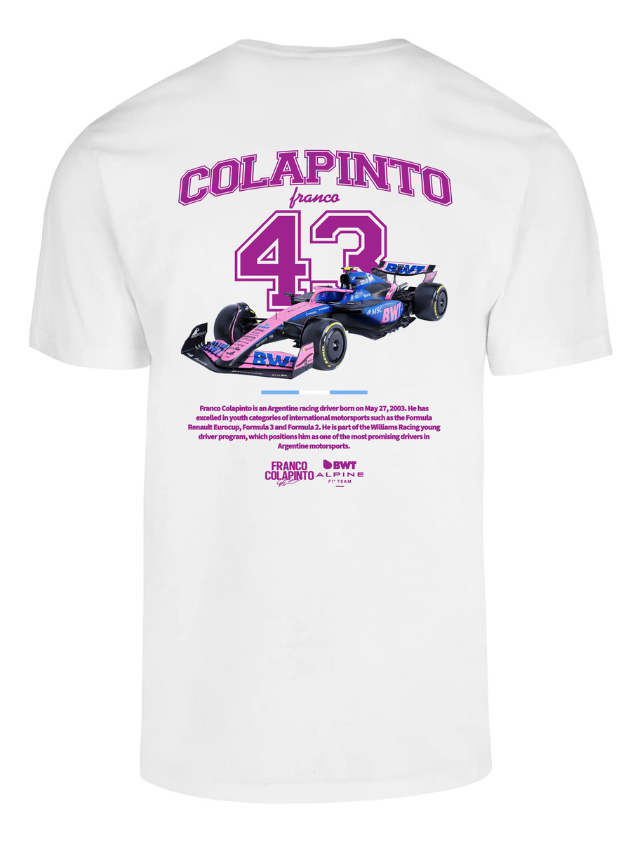 Remera: Franco Colapinto F1 02 Memoestampados - Imagen 7