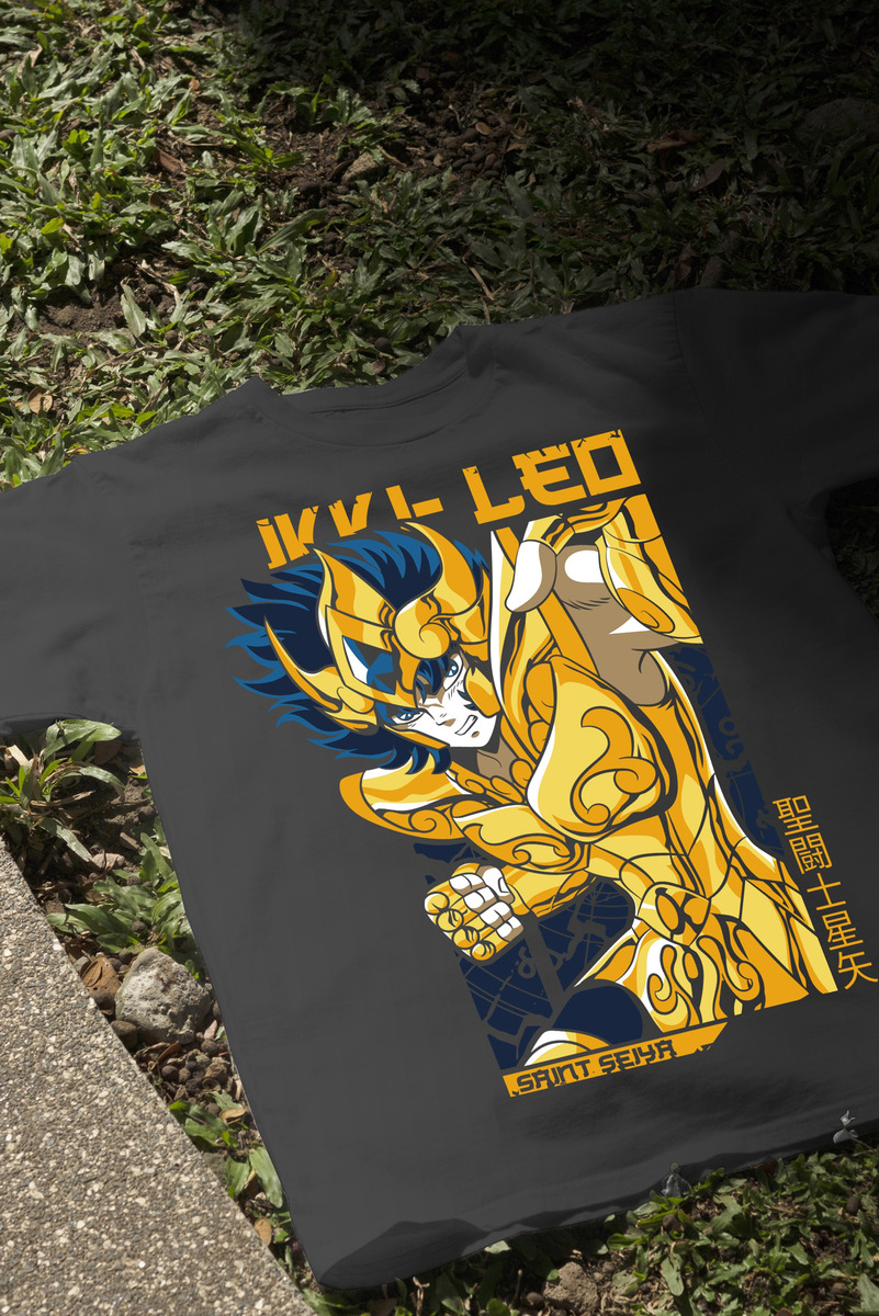 Remera: Ikki Leo Saint Seiya 01 Memoestampados - Imagen 3