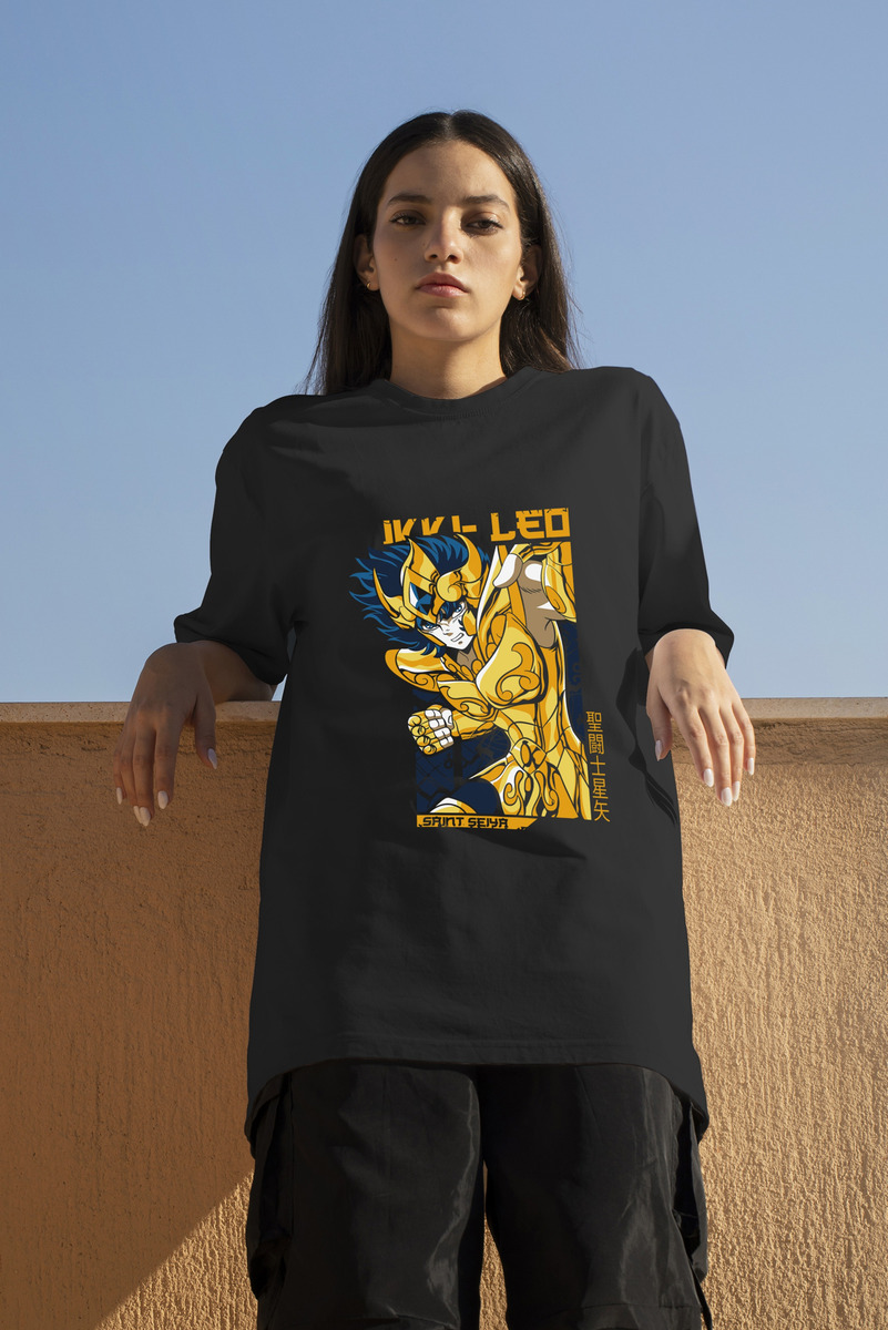 Remera: Ikki Leo Saint Seiya 01 Memoestampados