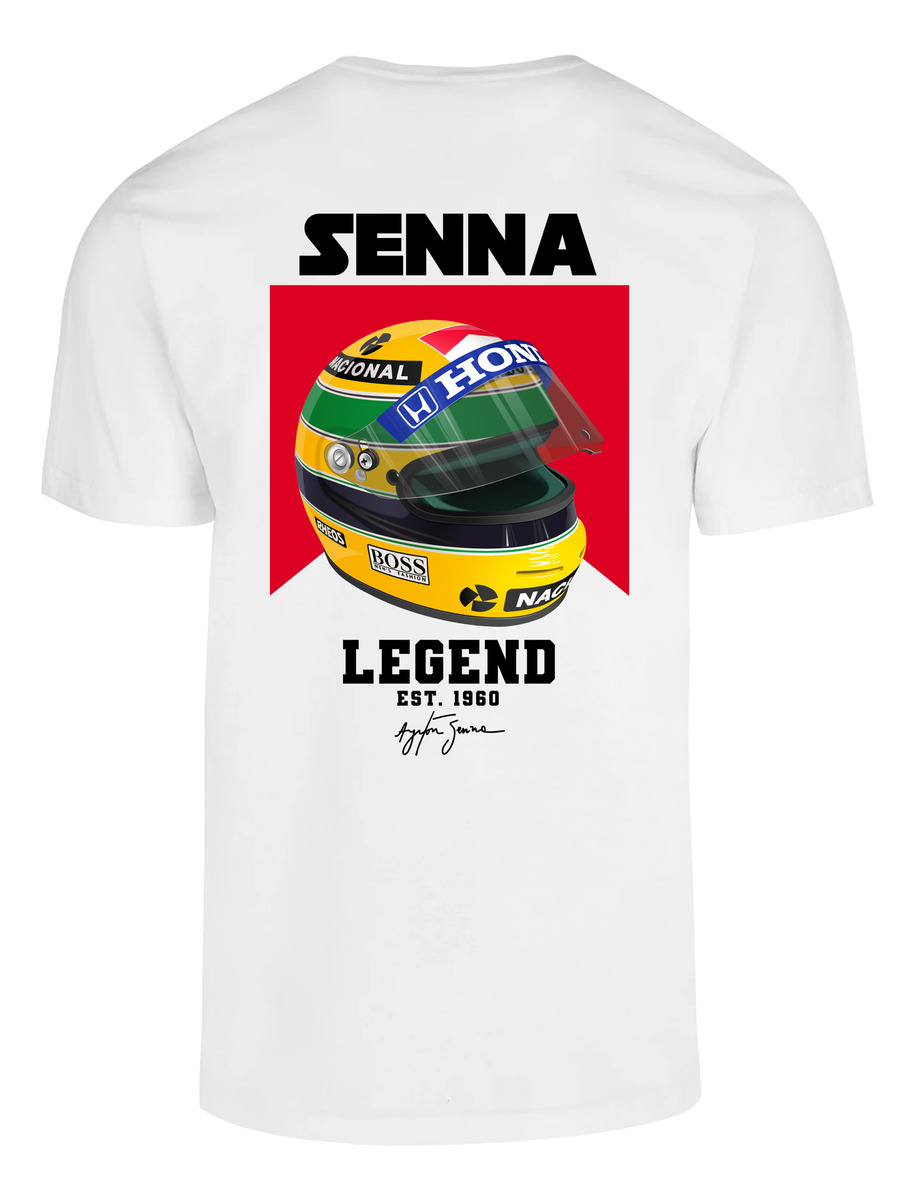 Remera: Ayrton Senna F1 02 Memoestampados - Imagen 8