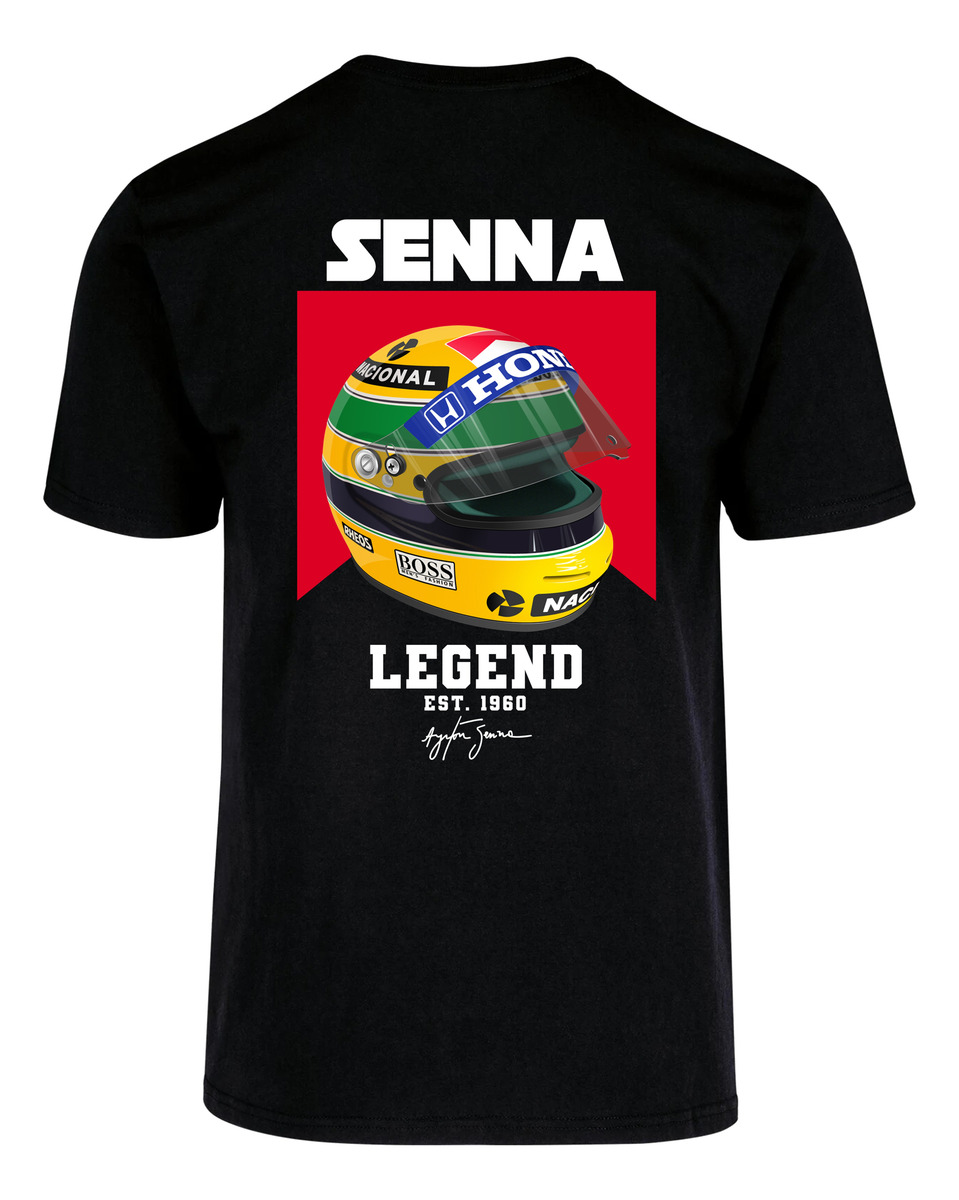 Remera: Ayrton Senna F1 02 Memoestampados - Imagen 3