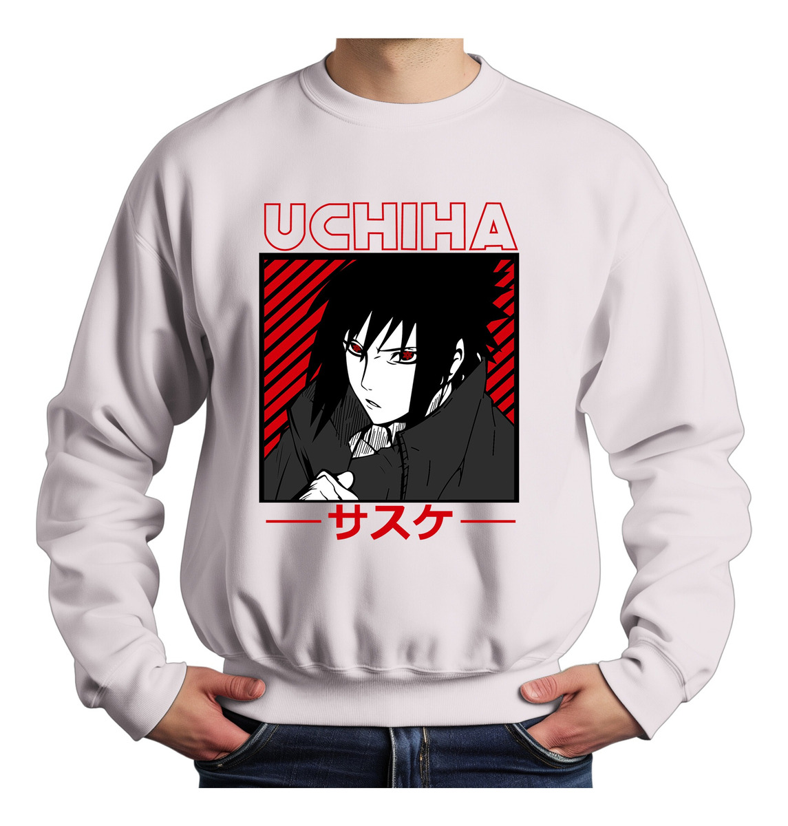 Buzo Sasuke Uchiha 02 Memoestampados - Imagen 2