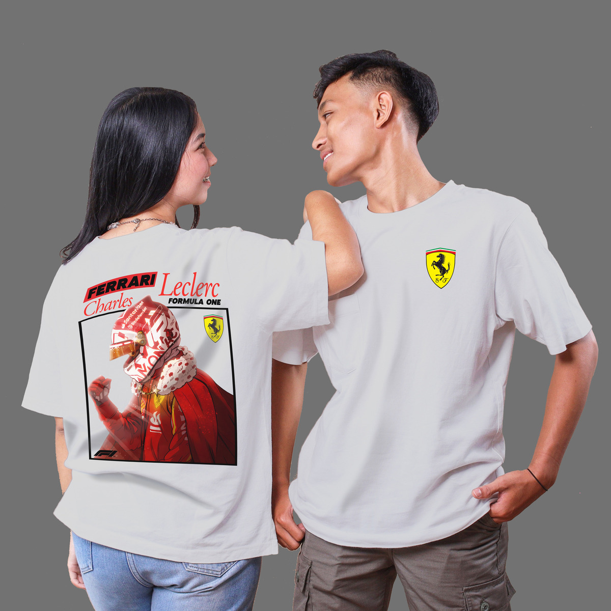 Remera: Charles Leclerc F1 03 Memoestampados - Imagen 11
