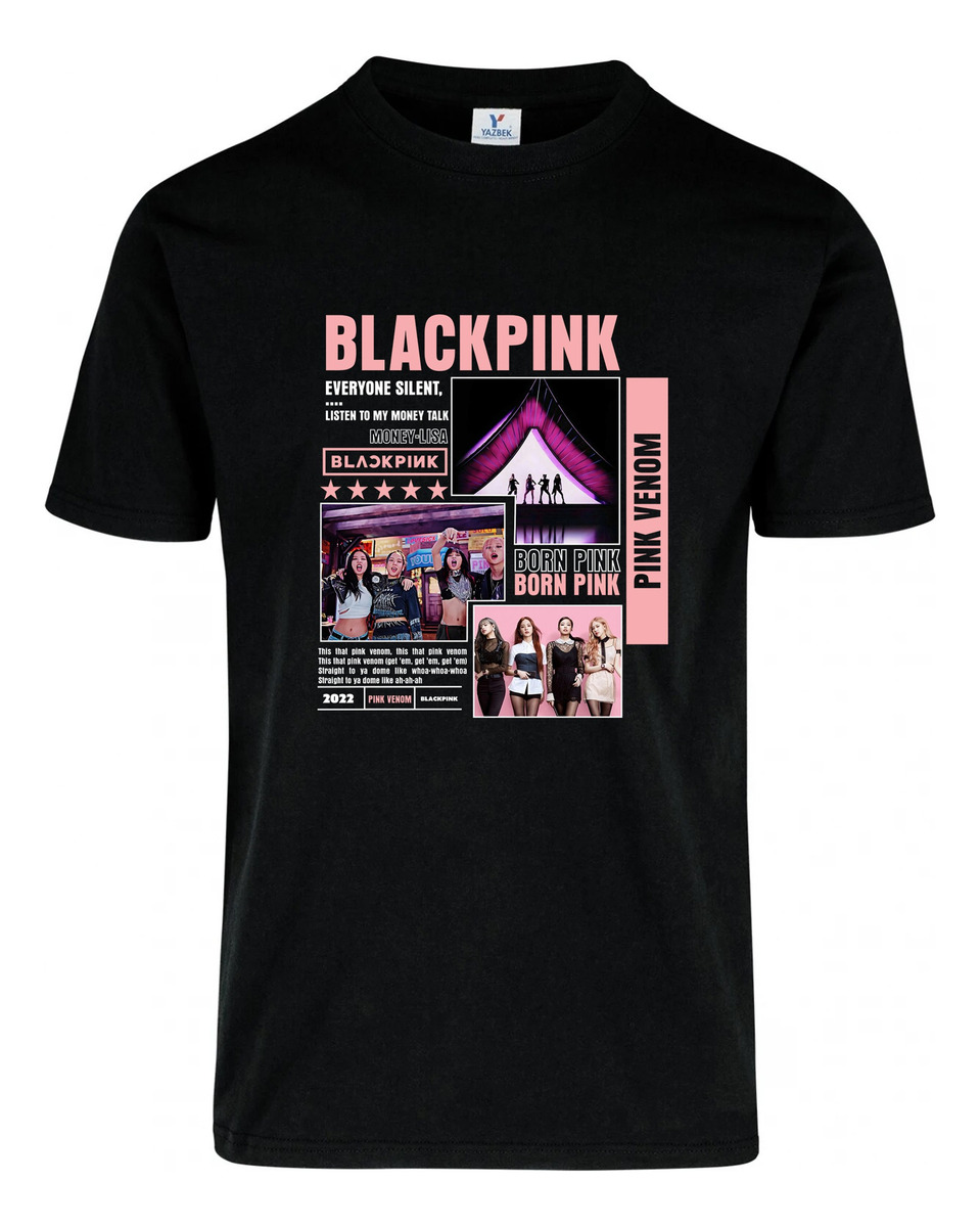Remera: Black Pink 01 Memoestampados - Imagen 2