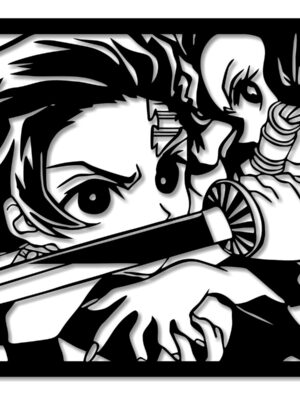 Cuadro Tanjiro Y Nezuko Demon Slayer Memo Estampados