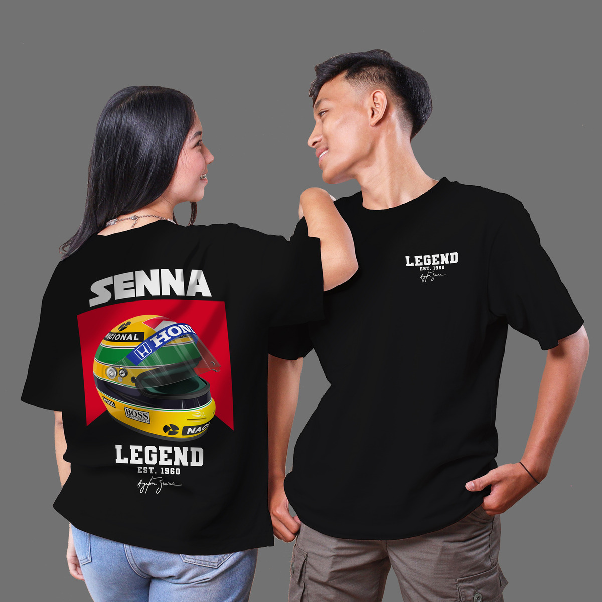 Remera: Ayrton Senna F1 02 Memoestampados - Imagen 5