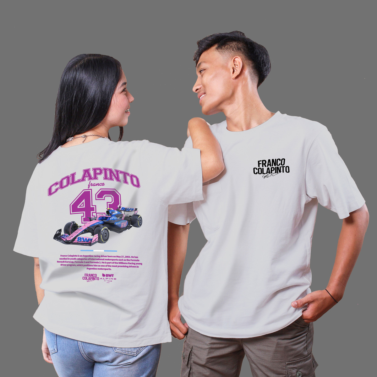 Remera: Franco Colapinto F1 02 Memoestampados - Imagen 15