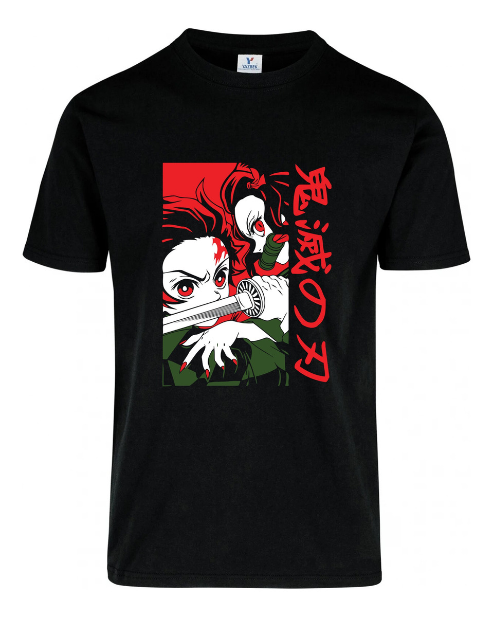 Remera: Nezuko Y Tanjiro Kamado 01 Memoestampados - Imagen 3