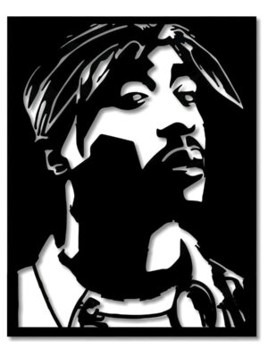 Cuadro Tupac Calado 40x31 Memo Estampados