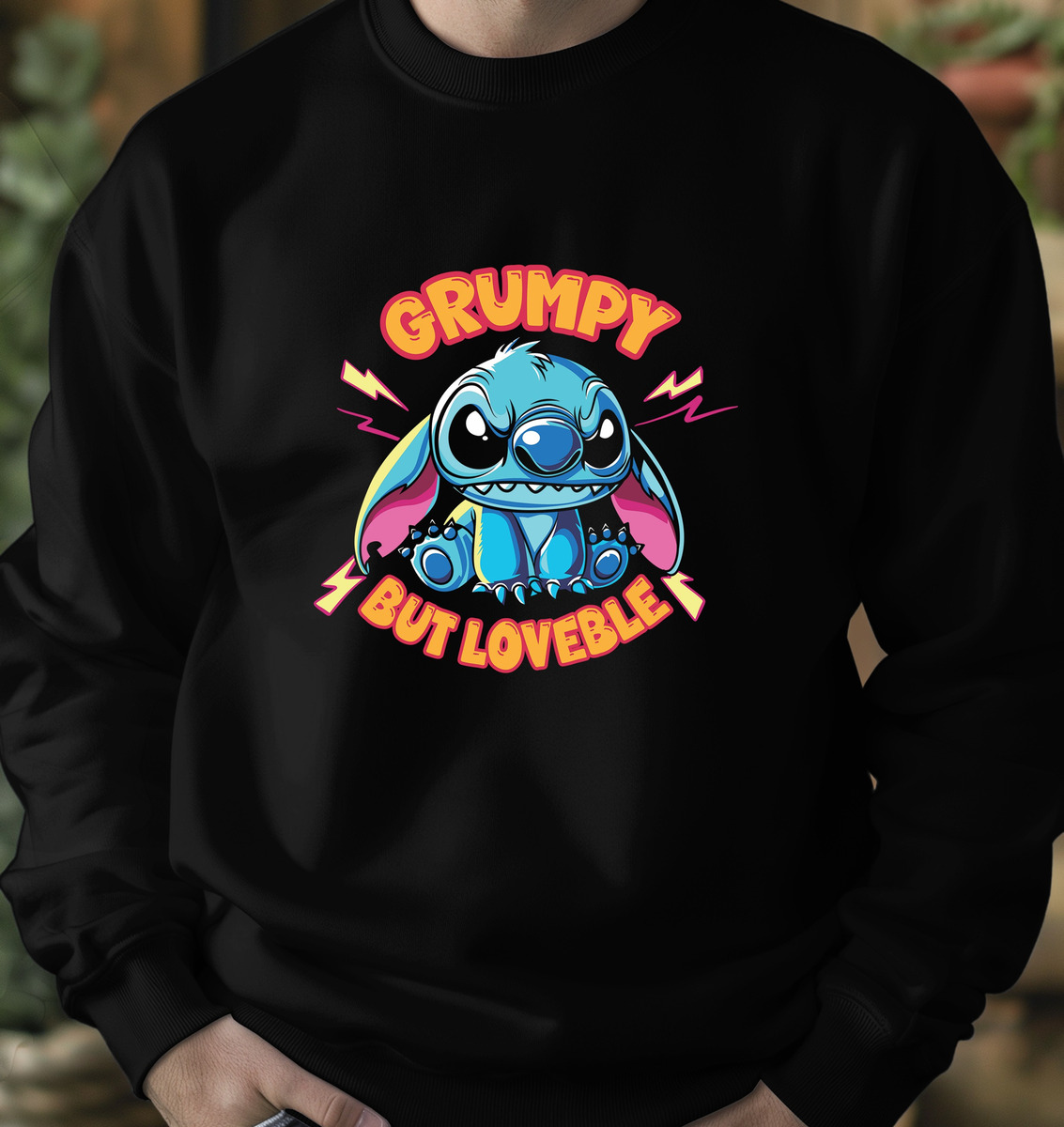 Buzo Grumpy But Loveble Stitch Memoestampados - Imagen 6