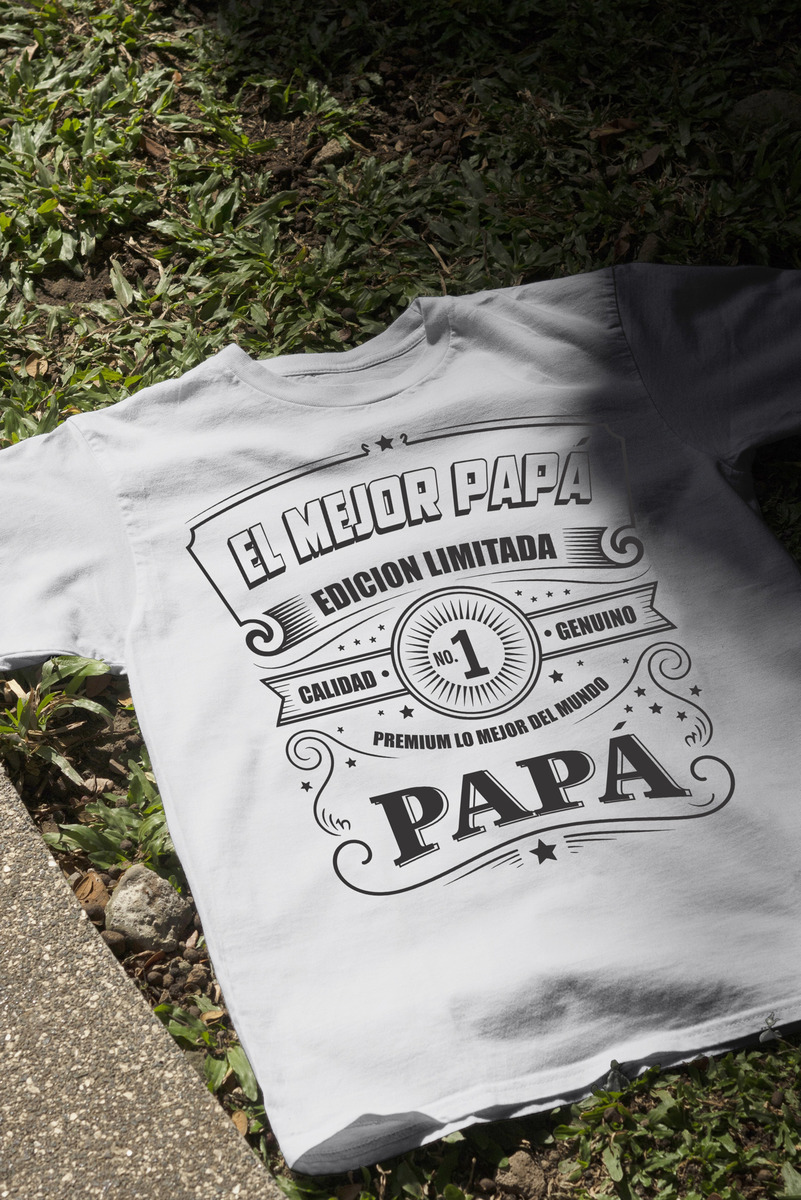Remera: El Mejor Papá Edicion Limitada Memoestampados - Imagen 15