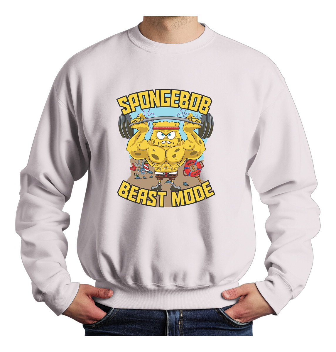 Buzo Sponge Bob Beast Mode Memoestampados - Imagen 2