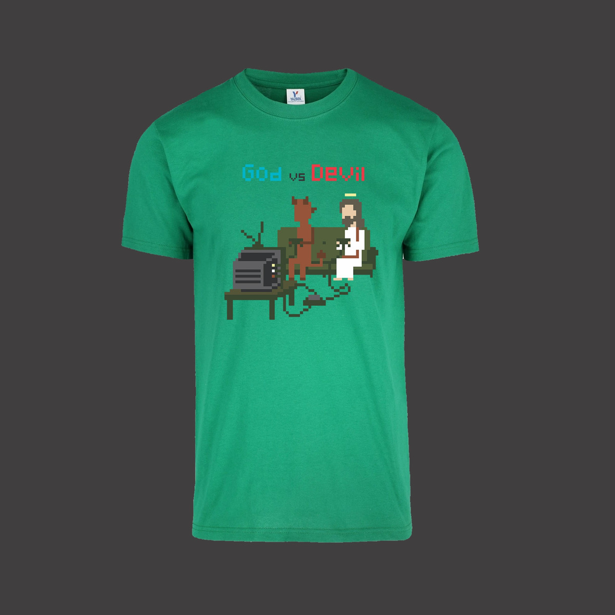 Remera: God Vs Devil Memoestampados - Imagen 13