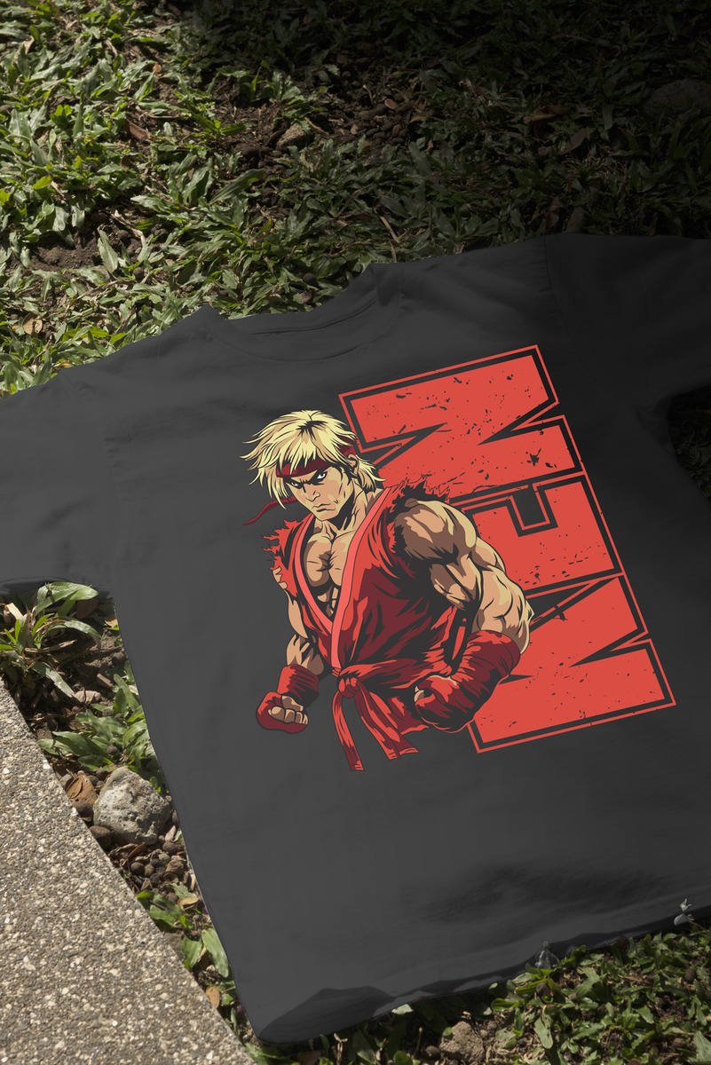 Remera: Ken Street Fighter 01 Memoestampados - Imagen 3
