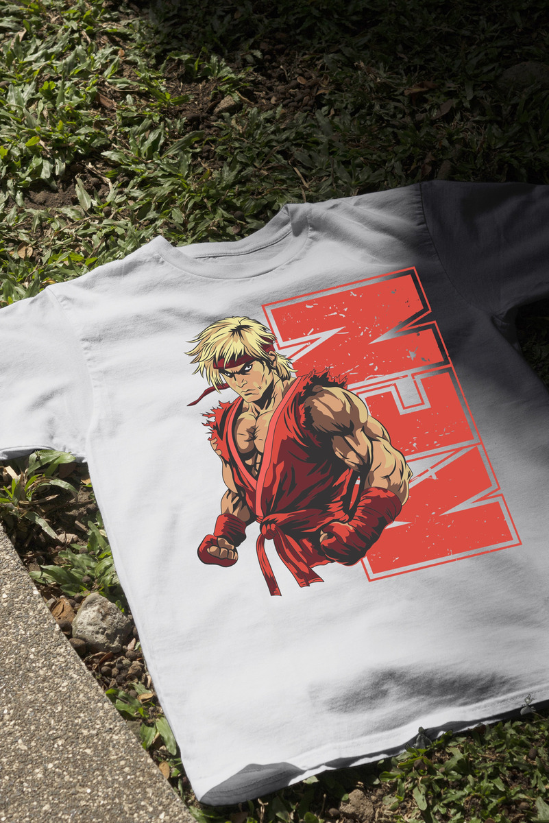 Remera: Ken Street Fighter 01 Memoestampados - Imagen 15