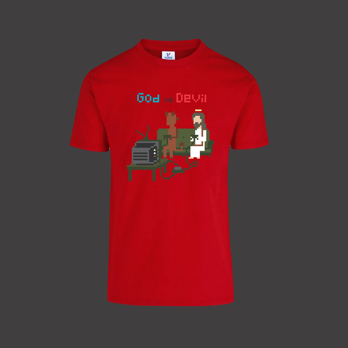 Remera: God Vs Devil Memoestampados - Imagen 10