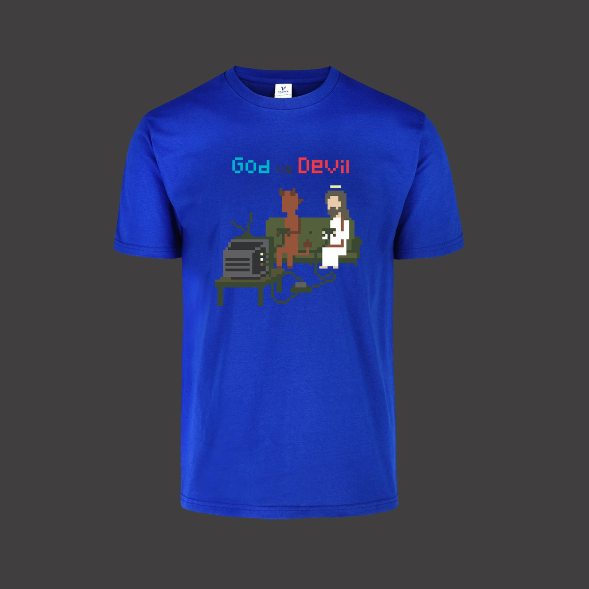 Remera: God Vs Devil Memoestampados - Imagen 7