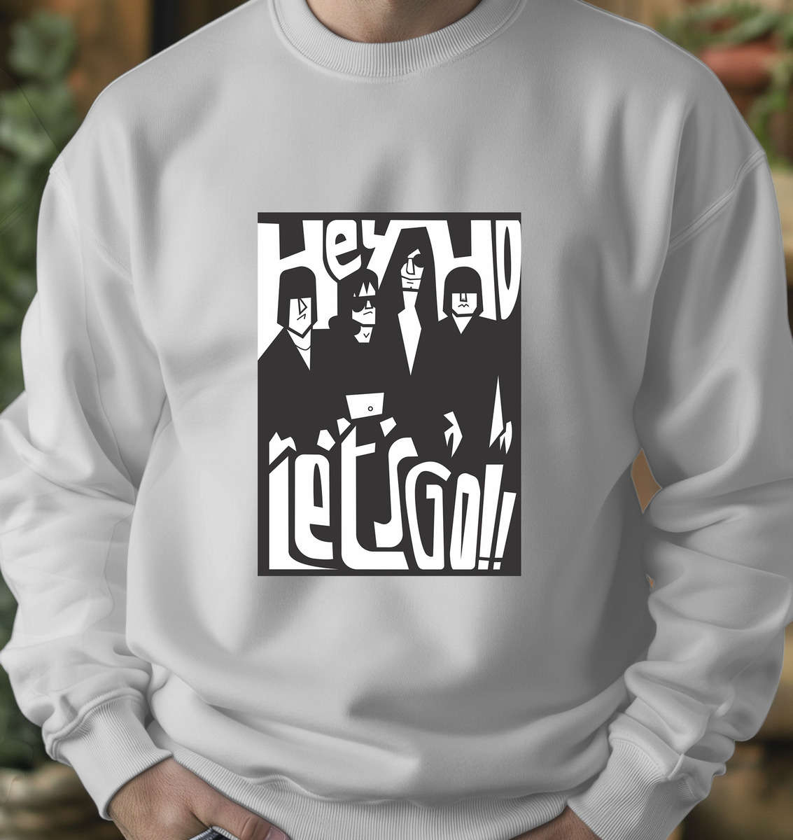Buzo Ramones Hey Ho Lets Go Memoestampados - Imagen 4