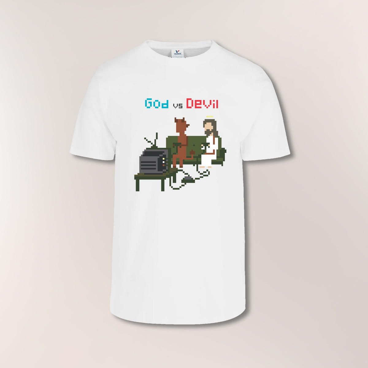 Remera: God Vs Devil Memoestampados - Imagen 21