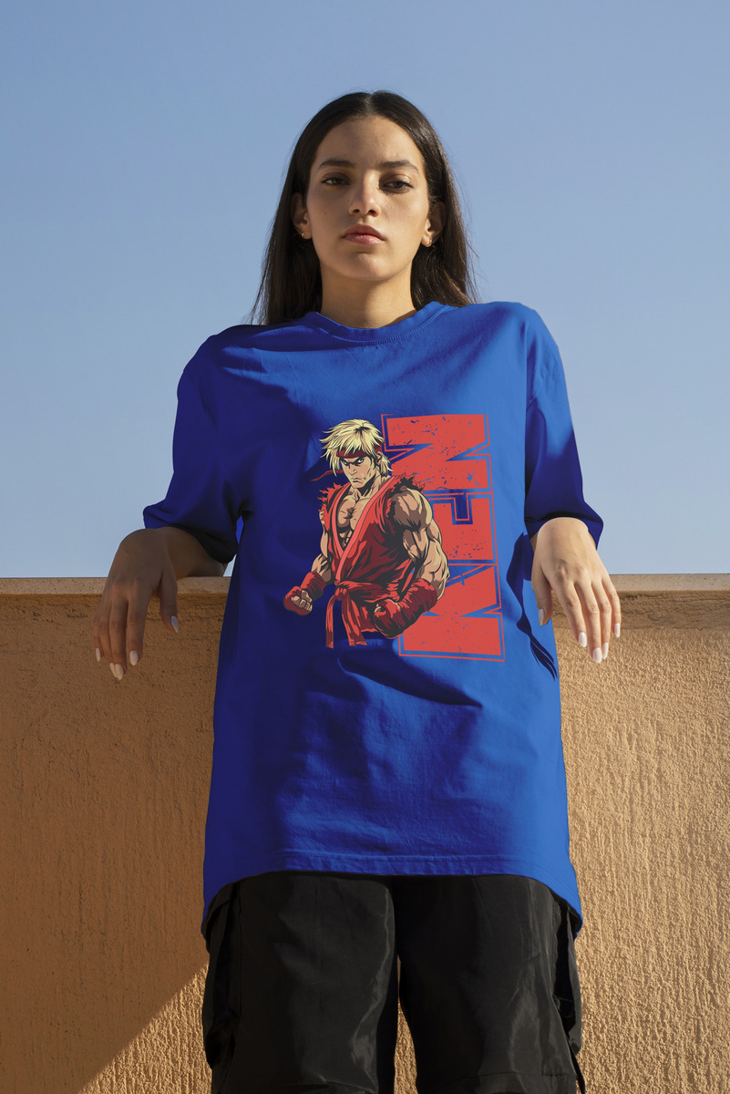 Remera: Ken Street Fighter 01 Memoestampados - Imagen 8