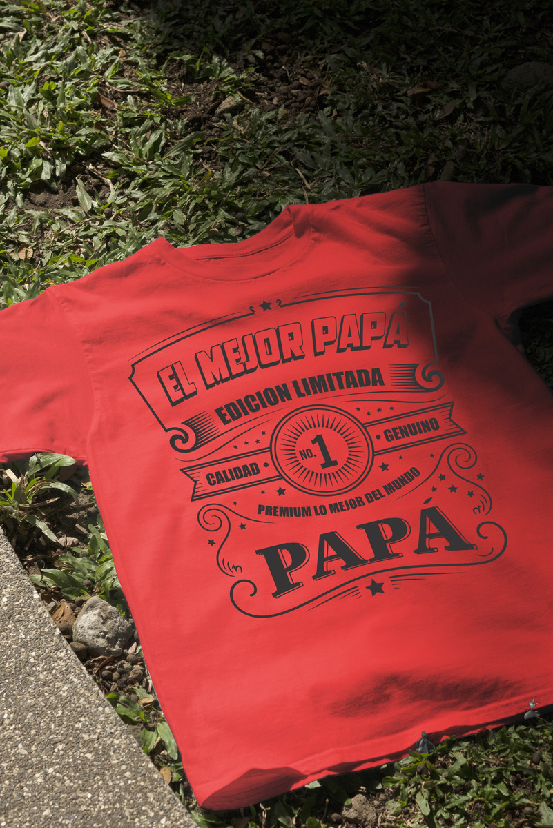 Remera: El Mejor Papá Edicion Limitada Memoestampados - Imagen 18