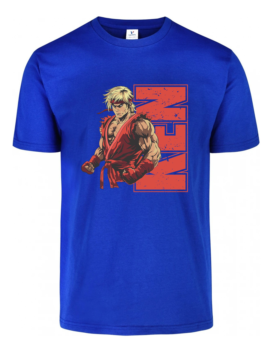Remera: Ken Street Fighter 01 Memoestampados - Imagen 7