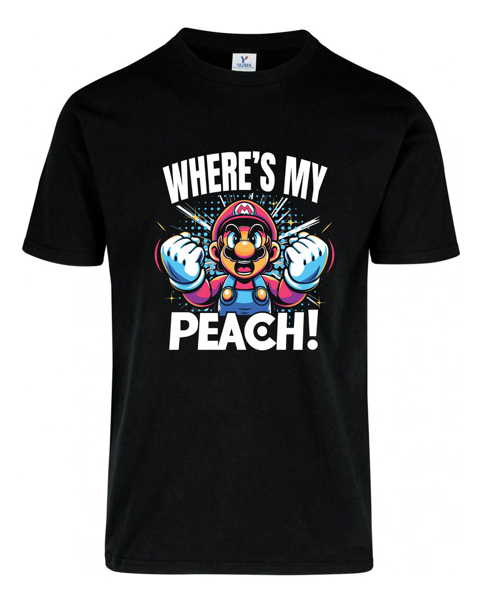 Remera: Wheres S My Peach Memoestampados