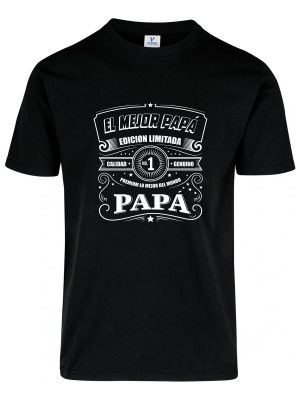 Remera: El Mejor Papá Edicion Limitada Memoestampados
