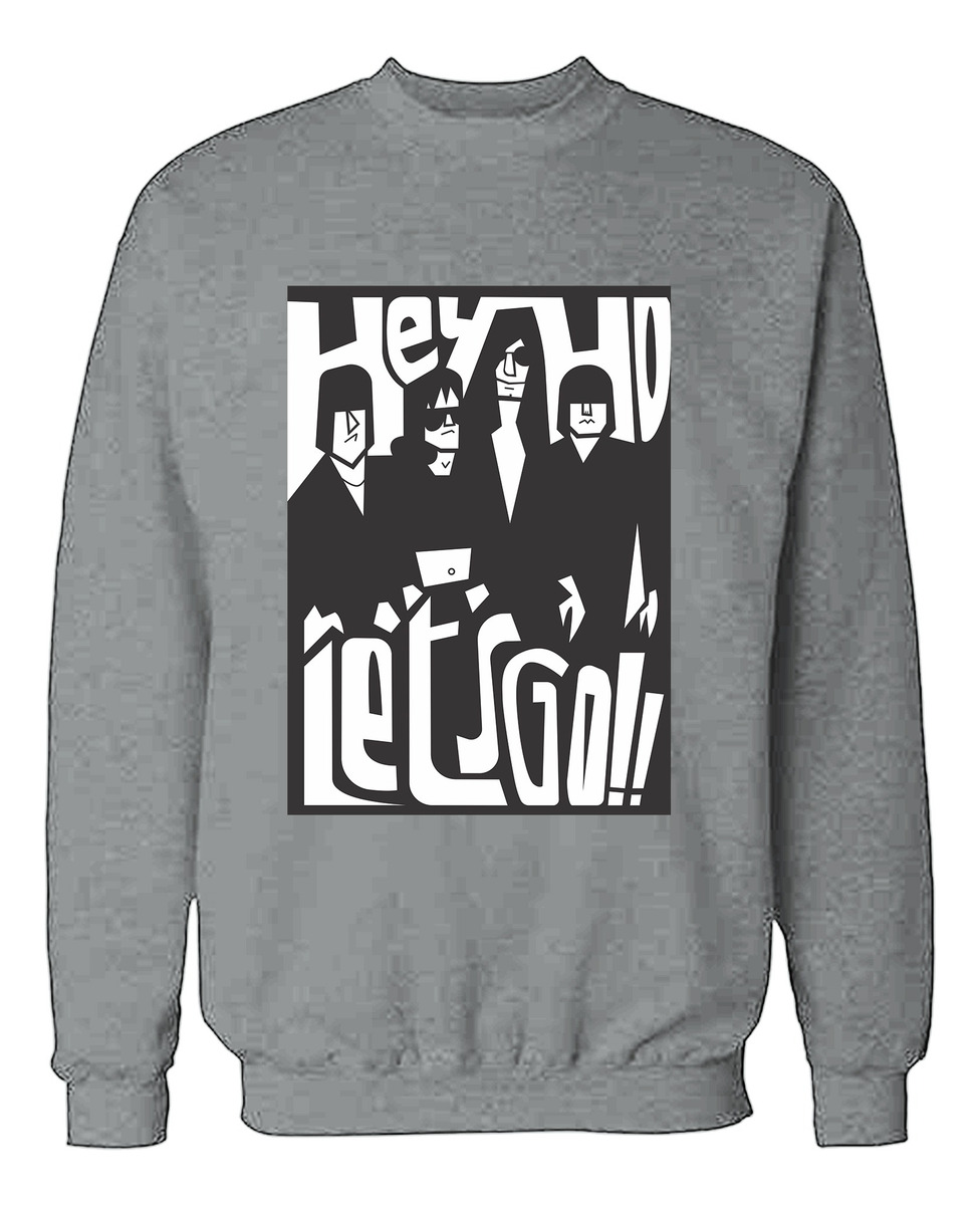 Buzo Ramones Hey Ho Lets Go Memoestampados - Imagen 12