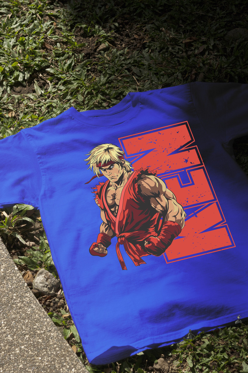 Remera: Ken Street Fighter 01 Memoestampados - Imagen 9