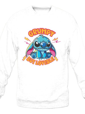 Buzo Grumpy But Loveble Stitch Memoestampados