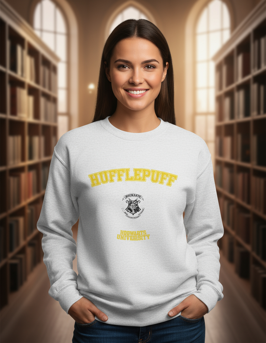 Buzo Hogwarts University Hufflepuff Memoestampados - Imagen 7
