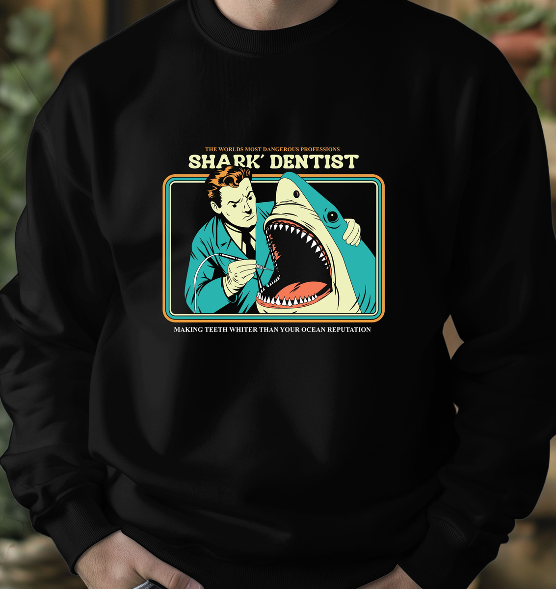 Buzo Shark Dentist Memoestampados - Imagen 3